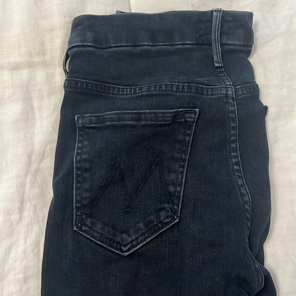 Mother Black Skinny Jeans - Picture 6 of 7